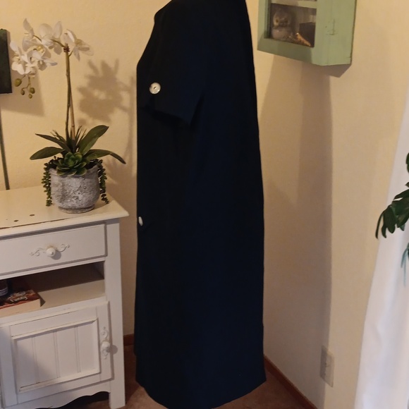 VINTAGE Shomi By Miller Shor Silk Shift Dress - Picture 5 of 13